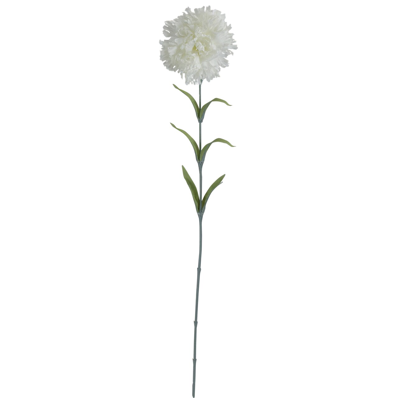Allstate Single Carnation Artificial Floral Stem Spray - 24" - White